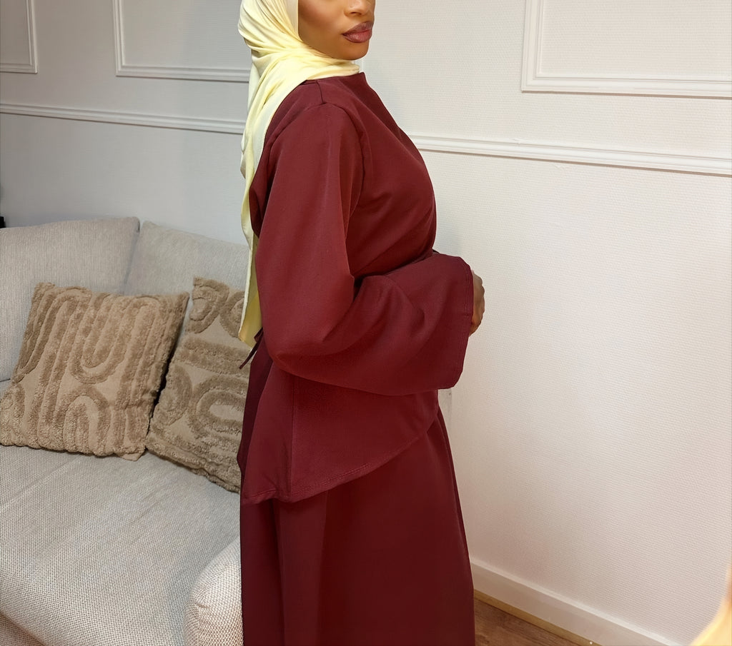 ENSEMBLE ALYA - ROUGE BORDEAU